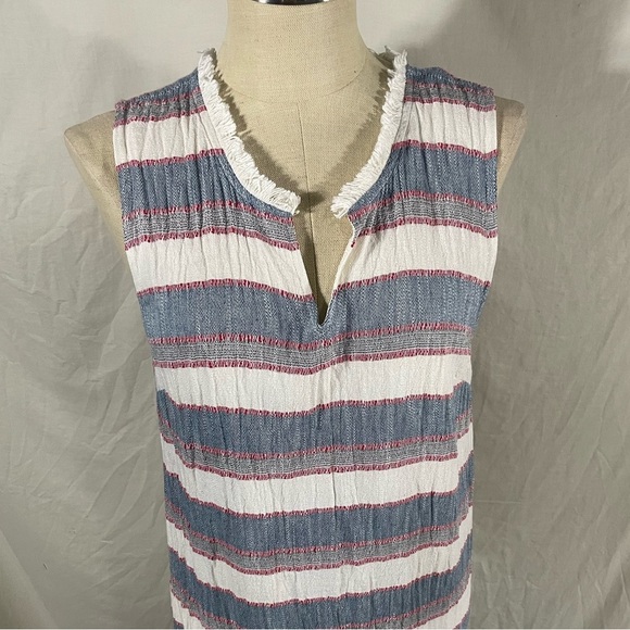 Anthropologie Chelsea & Theodore Stripe Sundress Size 8 - Picture 3 of 7
